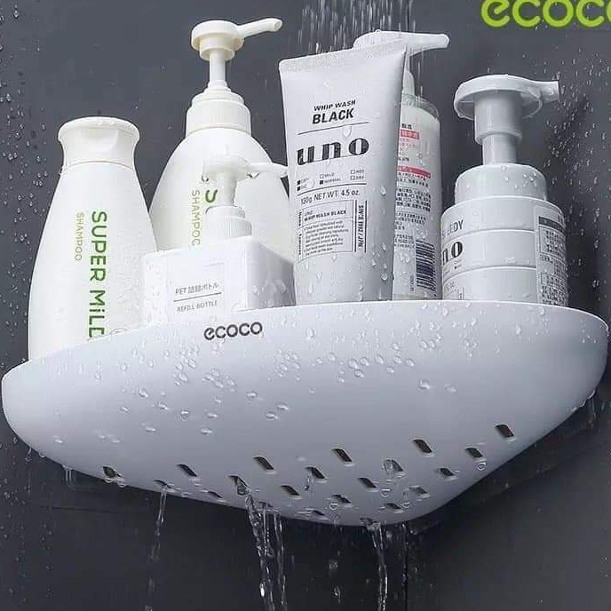 Kệ góc tường phòng tắm dán cường lực Ecoco, kệ góc 90 độ dán tường Ecoco - ECOCO 2030
