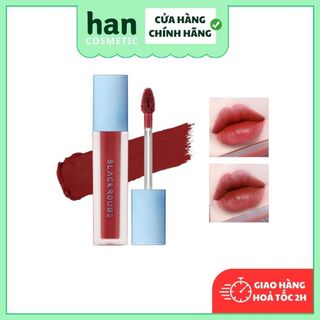 Son kem Black Rouge Airfit Velvet Tint Ver 6 BLUEMING GARDEN A31 đỏ đất - A32 Đỏ nâu - hancosmetic.shop