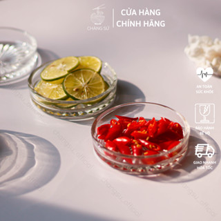 Bộ 12 đĩa lót cốc thủy tinh whisky - Đế lót ly thủy tinh, đĩa lót cốc bằng thủy tinh cao cấp - Vỡ 1 đổi 1