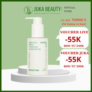 Dầu Tẩy Trang Trà Xanh Innisfree Green Tea Amino Hydrating Cleansing Oil 150ml
