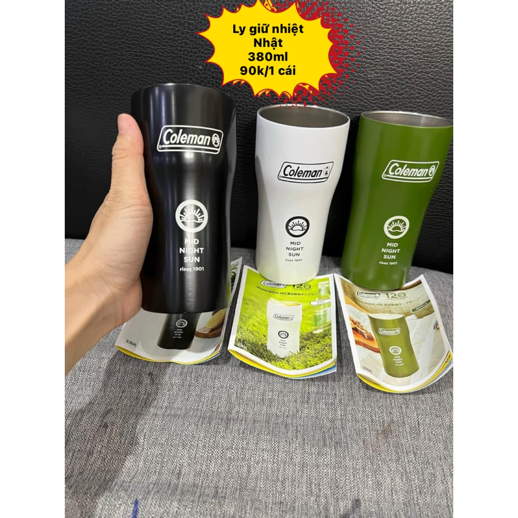 Ly giữ Nhiệt Inox Colemen 380ml