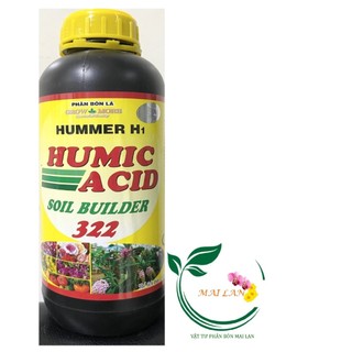 Phân bón lá humic acid soil builder 322 chống rụng bông tăng đậu trái - #223a# 1 lít