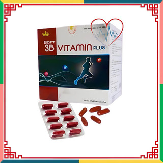 VITAMIN 3B - Soft 3B Plus New Kingphar - B1,B6,B12- Hộp 100 viên -Hỗ trợ cải thiện tình trạng thiếu hụt vitamin nhóm B