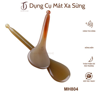 Massage hahanco cây ấn huyệt bằng sừng thần thánh đầu tròn đánh bay nếp nhăn da mặt
