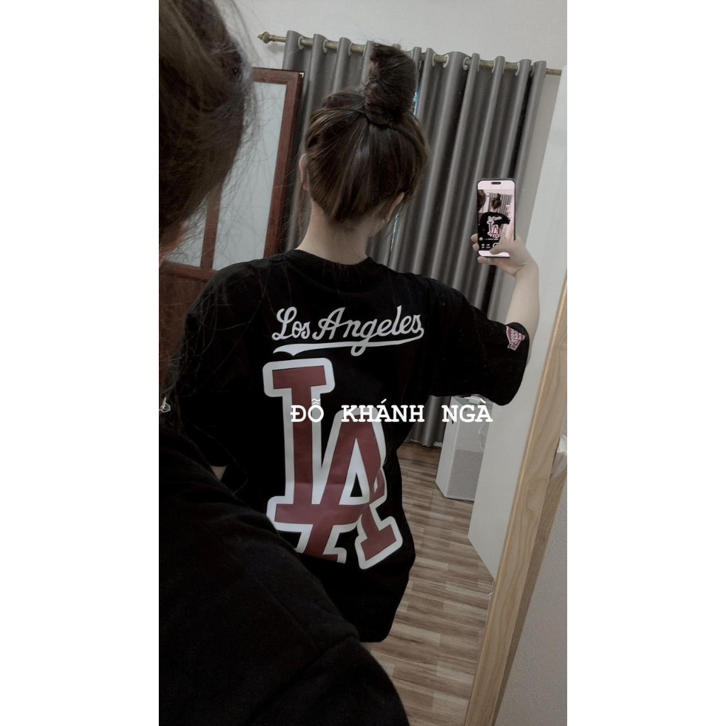 Áo phông nam nữ MLB in họa tiết chữ Los Angeles A151 đỏ hai mặt. Áo thun Unisex Nam Nữ Trẻ trung 2024 | BigBuy360 - bigbuy360.vn