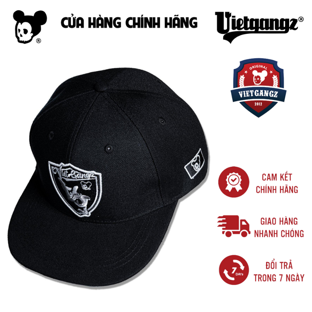 Mũ/Nón Lưỡi Trai VIETGANGZ Thêu Logo Handsign - Phong Cách Hiphop