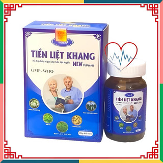 TIỀN LIỆT KHANG Vinaphar - Hộp 60 Viên - Hỗ Trợ Sự Phát Triển Của U Xơ, Phì Đại Tiền Liệt Tuyến
