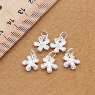 [S925] Charm bạc treo bông hoa - MH165 MOCHUONG JEWELRY