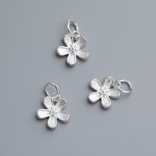 [S925] Charm bạc treo bông hoa - MH165 MOCHUONG JEWELRY