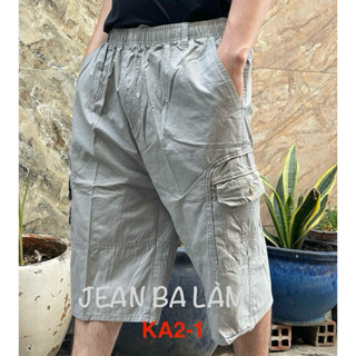 Quần Short KaKi túi hộp Nam Trung Niên form ống đứng chất KaKi mềm,không xù không phai màu size đến 94kg