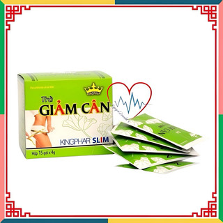 TRÀ GIẢM CÂN SLIM Kingphar -  hộp 15 gói) - Giảm cân ,hỗ trợ kiểm soát cân nặng
