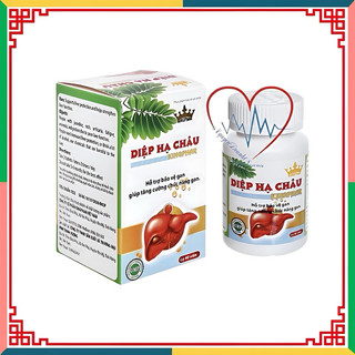 DIỆP HẠ CHÂU Kingphar - Hộp 40 viên -  giải độc gan, thanh lọc cơ thể