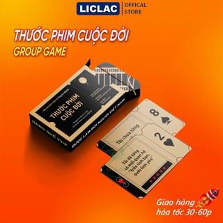 Bộ bài nhậu Thước Phim Cuộc Đời bản hỏi đáp 52 lá, Drinking Game bài uống rươu bia chơi cùng bạn bè