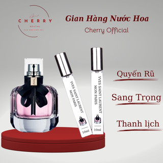Nước hoa nữ YSL Mon Paris hương thơm ngọt ngào ,nhẹ nhàng, cuốn hút chiết 10ml - Cherry official