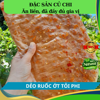 1kg Bánh tráng phơi sương Dẻo ruốc ớt hành phi - Đặc sản Củ Chi ăn liền Loại 1