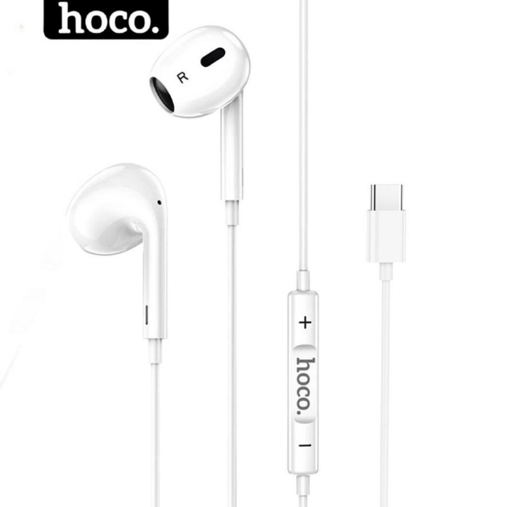 Tai nghe có dây jack type c chính hãng HOCO có mic âm thanh vòm 6d