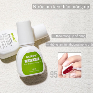 Nước tan keo tháo móng úp antegu 15ml