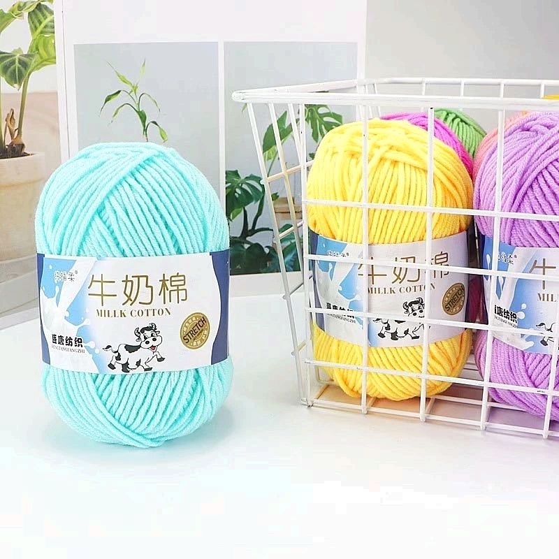 MILK COTTON BÒ 50G MÀU 01-50