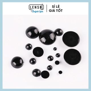 Mắt Đen dán thú bông mắt búp bê mắt doll mũi gấu bông | Giá tận xưởng - Len sợi phụ kiện Đà Nẵng
