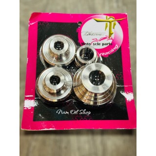 Bộ canh bánh trước sau inox 304 cho ex150/155 dùng được phốt nước