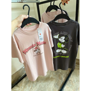 Áo phông bé trai & bé gái minnie&mickey uni