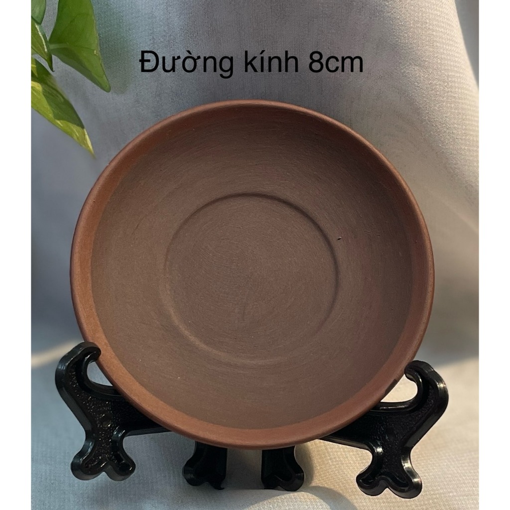 Đĩa Kê Chén Tử Sa Bát Tràng
