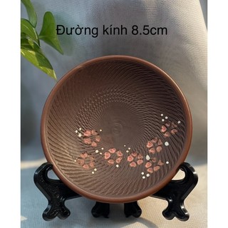 Đĩa Kê Chén Tử Sa Bát Tràng