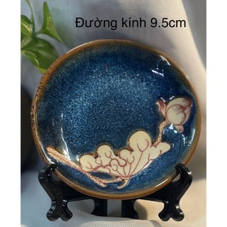 Đĩa Kê Chén Tử Sa Bát Tràng