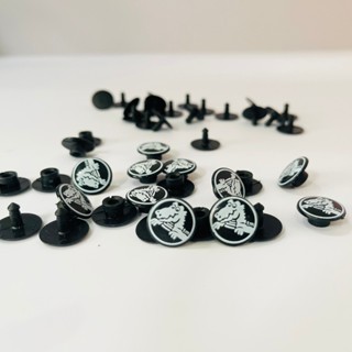 Chốt đóng quai dép crocs, cặp nút đóng quai dép cross có logo hãng