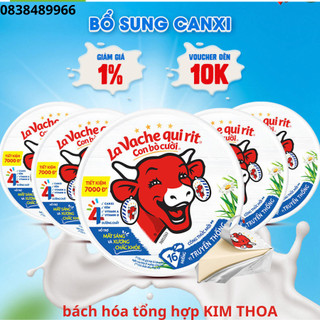 Phô mai con bò cười hộp 8 miếng vị truyền thống