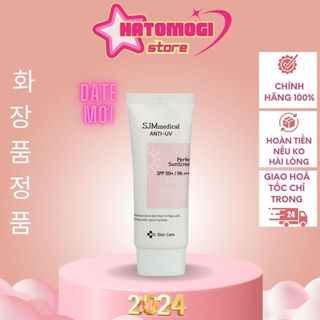 Kem chống nắng SJM SPF50 + PA + + Chính Hãng nâng tông da hồng (Hatomugi Store)