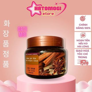 Tẩy tế bào chết quế hồi nga / tẩy tế bào chết toàn thân chiết xuất quế hồi & cafe 380ml