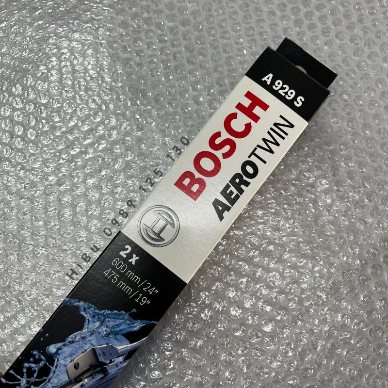 Gạt Mưa BOSCH AeroTwin Euro Set A929S 24" – 19" | Dành cho Xe Audi A3, BMW Serie3, Renault Koleos