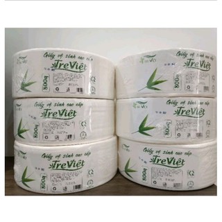 Giấy vệ sinh cuộn lớn Tre Việt 500g