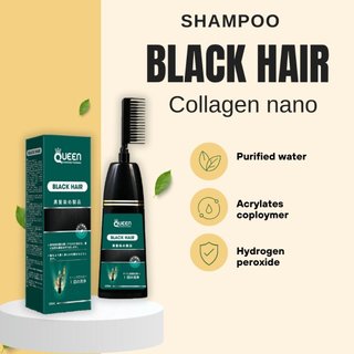 Dầu gội phủ bạc kèm lược 200ml