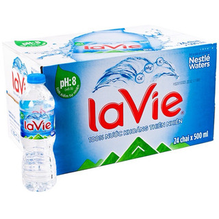  Thùng Nước Khoáng Lavie 24 chai 350ml 500ml 