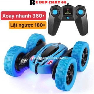 Đồ chơi xe oto điều khiển từ xa Redepchat68, Xe ô tô địa hình đồ chơi điều khiển từ xa tốc độ cao, nhào lộn 360 độ
