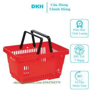 Giỏ nhựa siêu thị G1025 siêu bền của Đại Đồng Tiến
