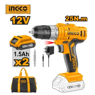 INGCO CDLI1222 Máy khoan pin 12V