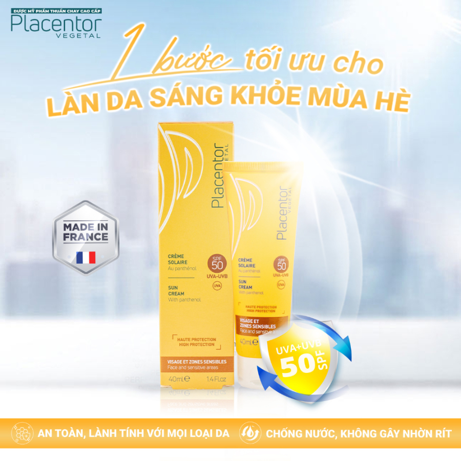 Kem chống nắng Placentor SPF50 40ml