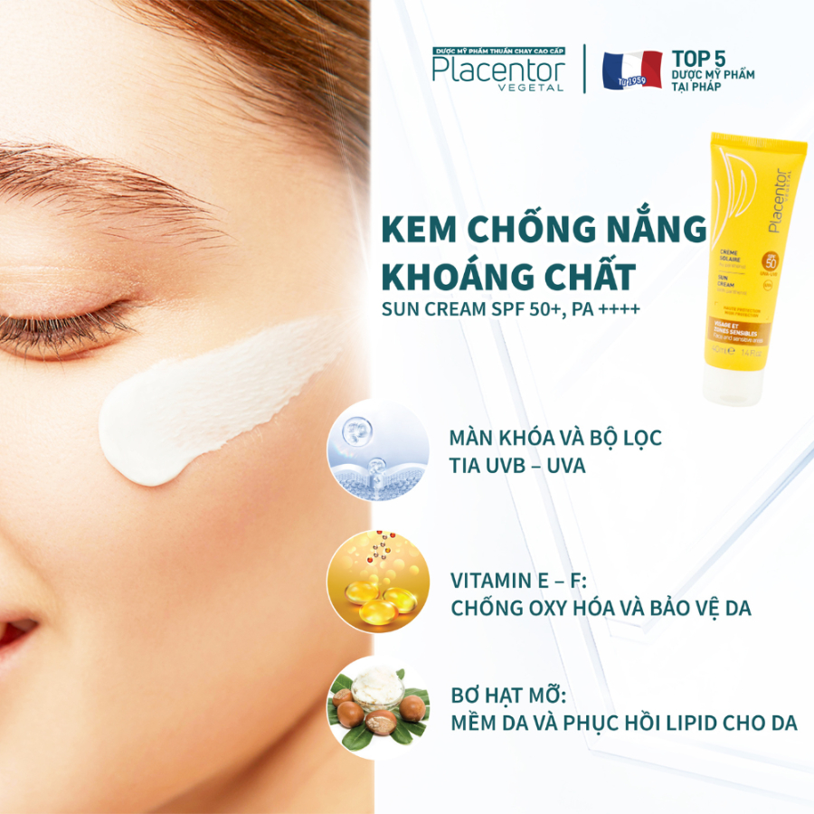 Kem chống nắng Placentor SPF50 40ml