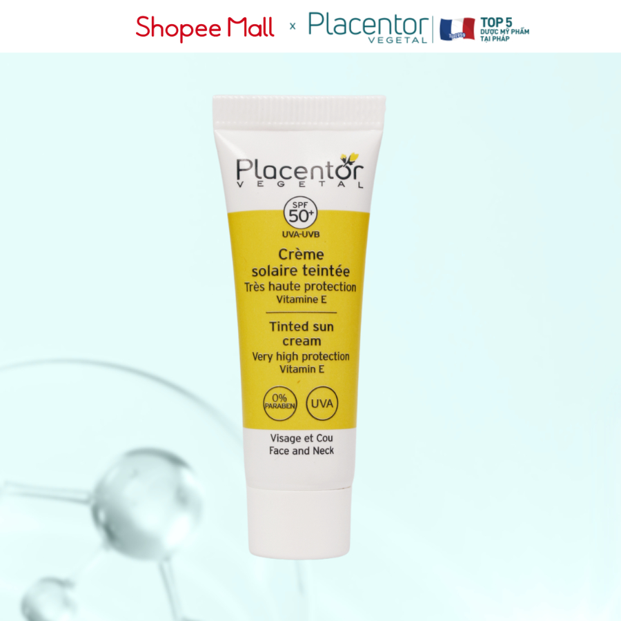 Kem chống nắng khoáng chất có màu Placentor SPF50+ PA++++ 40ml