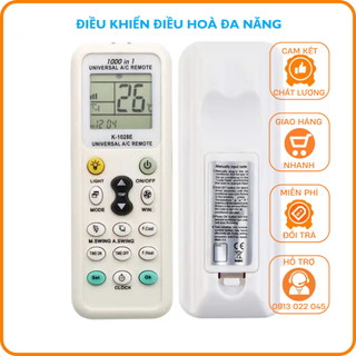 [Mã ELHA22 giảm 5% đơn 300K] Điều Khiển Điều Hoà đa năng  - Remote  Máy Lạnh  đa năng.