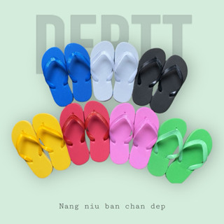 Dép xốp quai kẹp đi trong nhà, khách sạn, spa, đi biển, giá rẻ dép nhẹ và êm, dép xốp nhiều màu lựa chọn