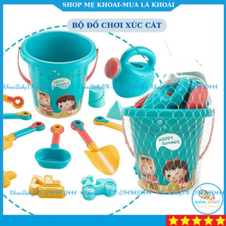 Bộ đồ chơi xúc cát đi biển 18/14 chi tiết cho bé