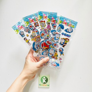 Hình dán sticker nổi 3D Doreamon cho bé