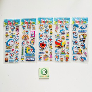 Hình dán sticker nổi 3D Doreamon cho bé