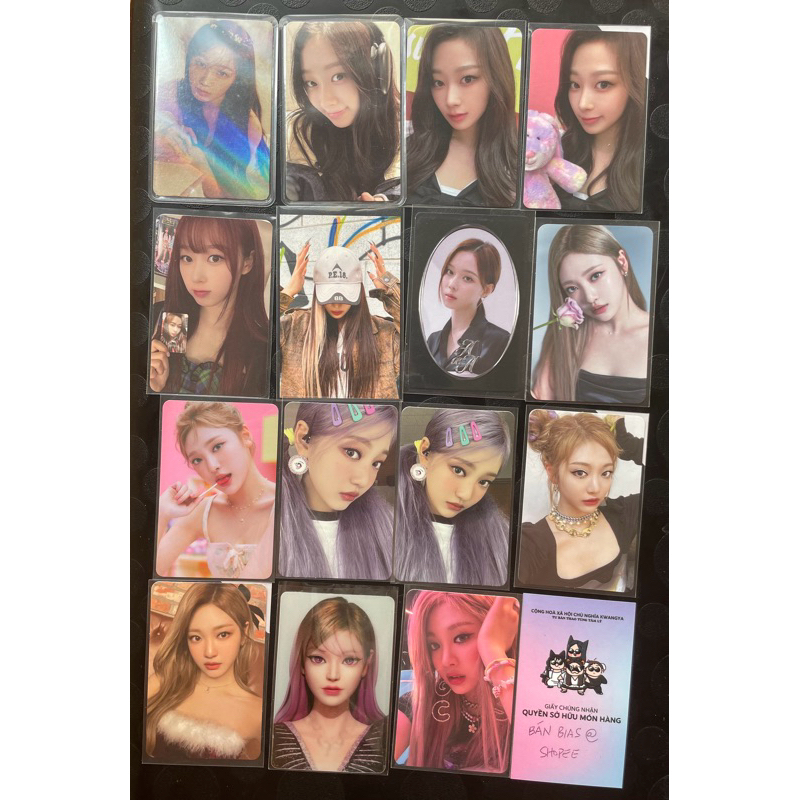 Thẻ bo góc Aespa Photocard dưới 100k Karina Giselle Winter Ningning