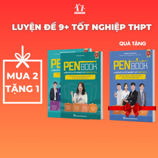 [Mua 2 tặng 1] Combo sách KHỐI C1 PENBOOK - Luyện đề thi tốt nghiệp THPT, luyện thi Đại Học bản 2024 môn Toán, Lý, Văn