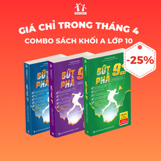Sách -  Combo sách Bứt phá 9+ lớp 10 - môn Toán, Lý, Hóa